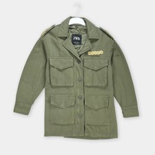 Grüner Parka von Zara für