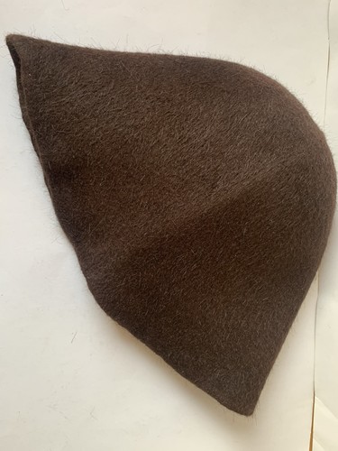 Hutstumpe dunkelbraun haarfilz - dunkelbraun,