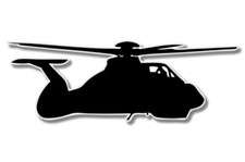 Autoaufkleber Hubschrauber