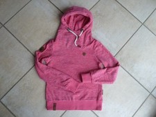 Naketano Fleece Hoodie Gr. M 36 38 Pink Damenpullover Superwarm Winter Top
