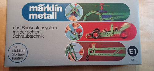 Märklin metallbaukasten - märklin, e1