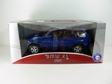 Modellauto MOTOR MAX* BMW X5 2001 * 1:18 * blau * OVP