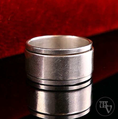 Breiter bandring silberring - breiter,