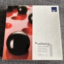 Solitaire Spiel und Deko Spielbrett Rot Schwarz Im OVP von Leonardo 