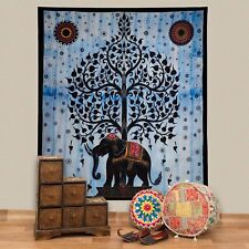  XL Tagesdecke Deckotuch Wandbehang Deko Tuch Elefant UV Aktiv ca. 205 x 235 cm 