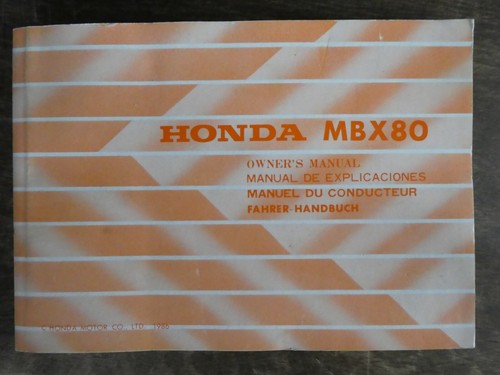 Original honda mbx - original,