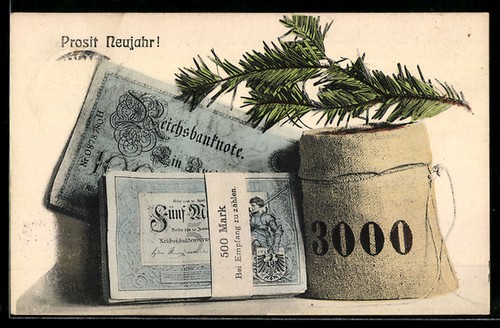 Bündel reichsmark scheine - bündel, reichsmark-scheine