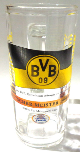 Glas bierkrug borussia - bierkrug, 0,3l