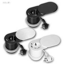 Schreib-Tisch-Einbau-Steckdose