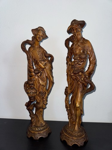 Asiatisches figurenpaar mann - asiatisches,