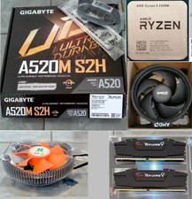 Aufrüst-Bundle AMD Ryzen 5 3400G GA A520M S2H 2x8= 16GB DDR4 3200MHz 1x getestet