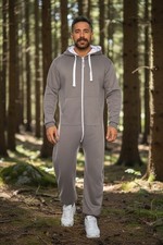 Herren Jumpsuit Overall Einteiler Hoodie Freizeitanzug – Top Qualität – Angebot