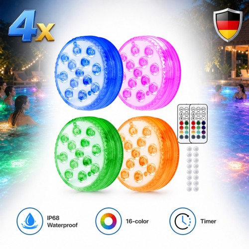 Poolbeleuchtung unterwasser - 4x,