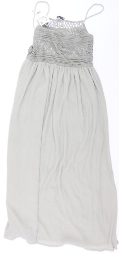 Zara damen maxikleid grau - zara,