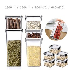 Vorratsdosen 10 Set Aufbewahrungsbox Küche Luftdicht Behälter Plastik Mit Deckel