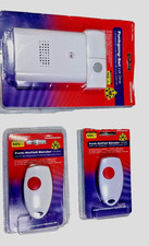 Heidemann Funkgong-Set HX One, 100m weiß, mit Gürtelclip  und 2x Handsender