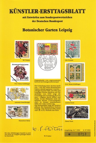 KÜNSTLER-ERSTTAGSBLATT