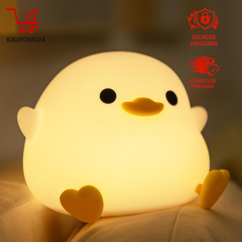 Led nachtlicht silikon - led, ente