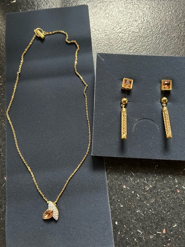 Swarovski kette mit zwei - kette,