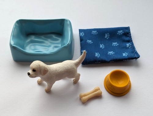 Schleich hund welpe golden - hund,
