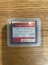 BECKER Traffic Pro CASCADE MEXICO Straßenkarte EUROPA v5 2GB