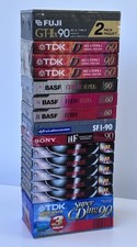 18 MC Leekassette Cassette Tapes ua. TDK, FUJI, BASF, Maxell, Sony - Neu OVP !!