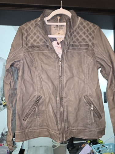 Jacke lederoptik neu - neu, mit