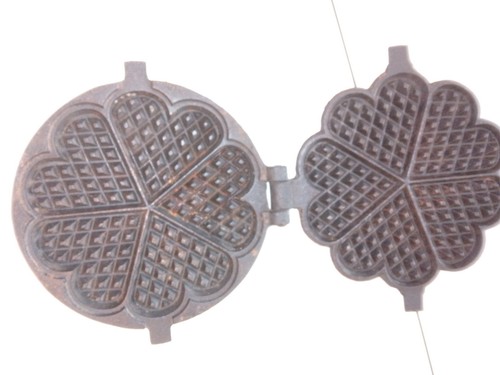 Einsatz retro waffeleisen guss - einsatz,