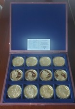 Portraits Of The Queen Komplettsammlung vergoldet zum Diamantenem Jubiläum 