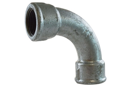 Temperguss bogen mit - temperguss, 90°