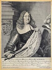 Albert II Markgraf von Brandenburg-Ansbach, Original Kupferstich, Philip Kilian