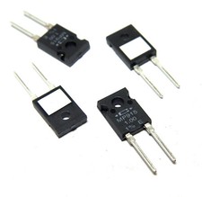 4x Präzisions-Widerstand, Caddock MP915, 1 Ohm, 1%, Strom-Shunt, TO-126, 15W