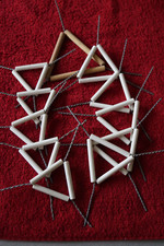 11 Tondreieiecke Laborbedarf  Brennerzubehör