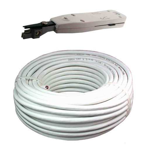 30m cat6 weiß lsa - cat6, +