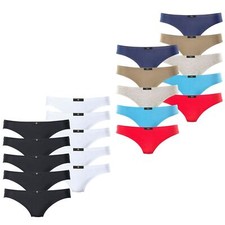 Damen Strings von HIS 10 Stück Schlüpfer Tangas Unterwäsche Baumwolle HIS