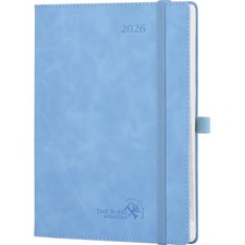 Kalender 2026 Buchkalender Softcover A5 Wochenplaner Notizbuch Cyanblau