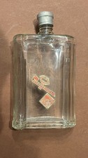 Alte glasflasche flach flakon - flach,