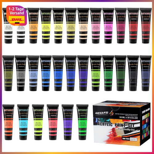Acrylfarben set 36 ml - acrylfarben,
