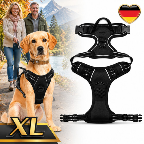 Hundegeschirr anti zug große - anti-zug,