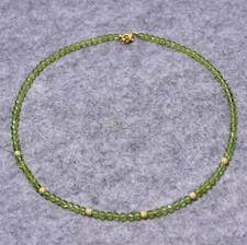 Peridot Halskette, 925er