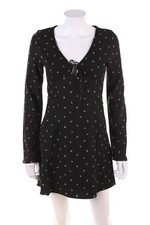 H&M Kleid Minikleid XS Schwarz