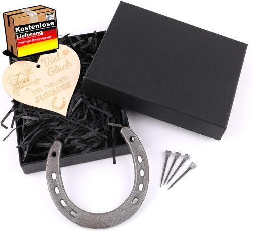 Glücksbringer hufeisen set - glücksbringer,