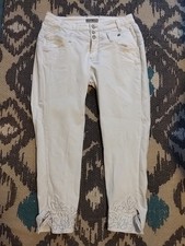 Weisse Tredy Jeans 42
