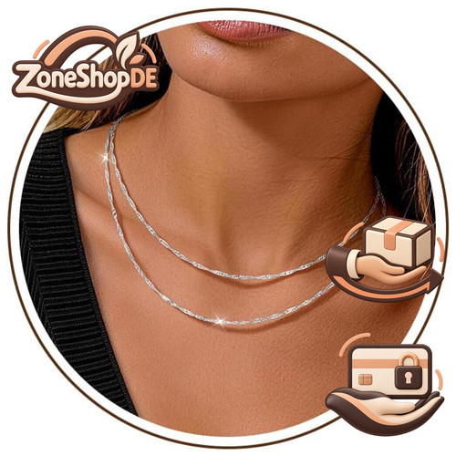 Silberkette 925 für damen - 925,