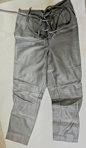 Lederhose grau gr 38 - grau,, gr.