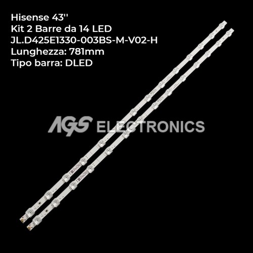 Kit barres bandes 14 led - tv,