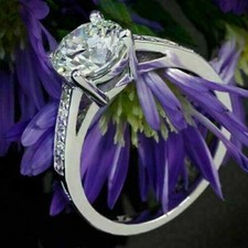 Verlobungsring massiv 14K