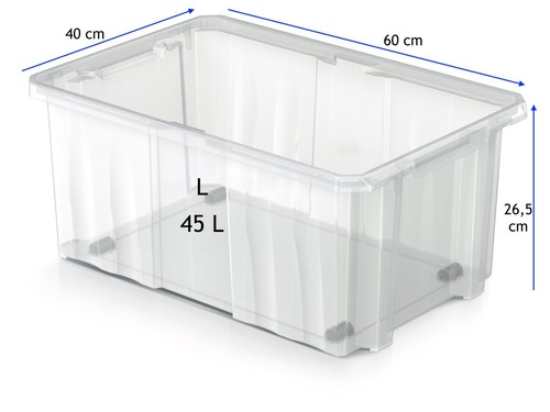 Aufbewahrungsbox transparent