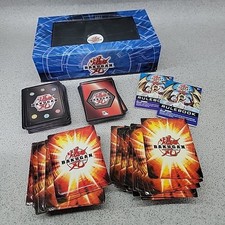 152 Vintage Bakugan Battle Brawlers Sammelkarten magnetisch blau Aufbewahrungsbox Spiel
