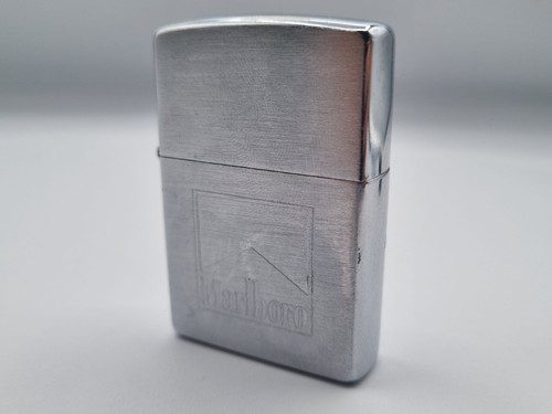 Zippo marlboro brushed chrome - marlboro,